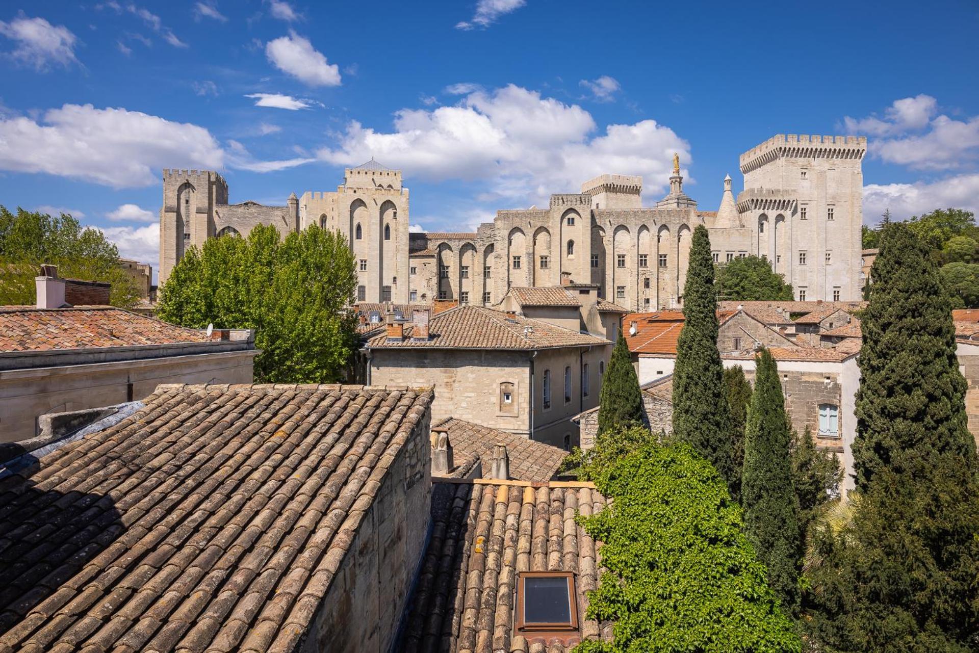 Avignon Intra-Muros, Vue Palais Des Papes Bagian luar foto